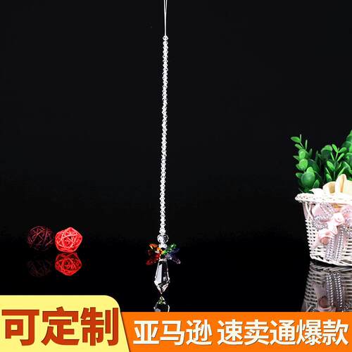 K9-coloured crystal pendant diY hand-made eight-horned beads