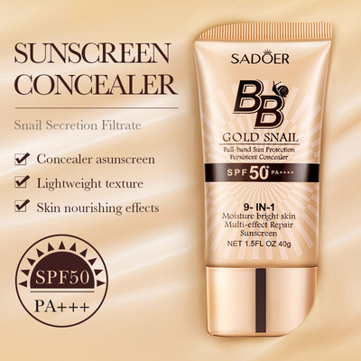 Gold Snail Sunscreen Bb Cream Foundation Repair Concealer