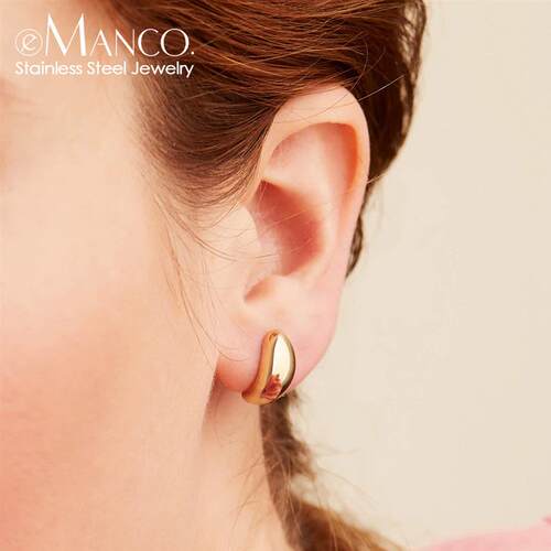 The eManco titanium ear nails exaggerate the stainless steel