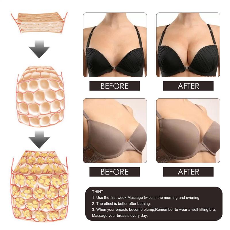 Chest cream, breast massage curve cream.