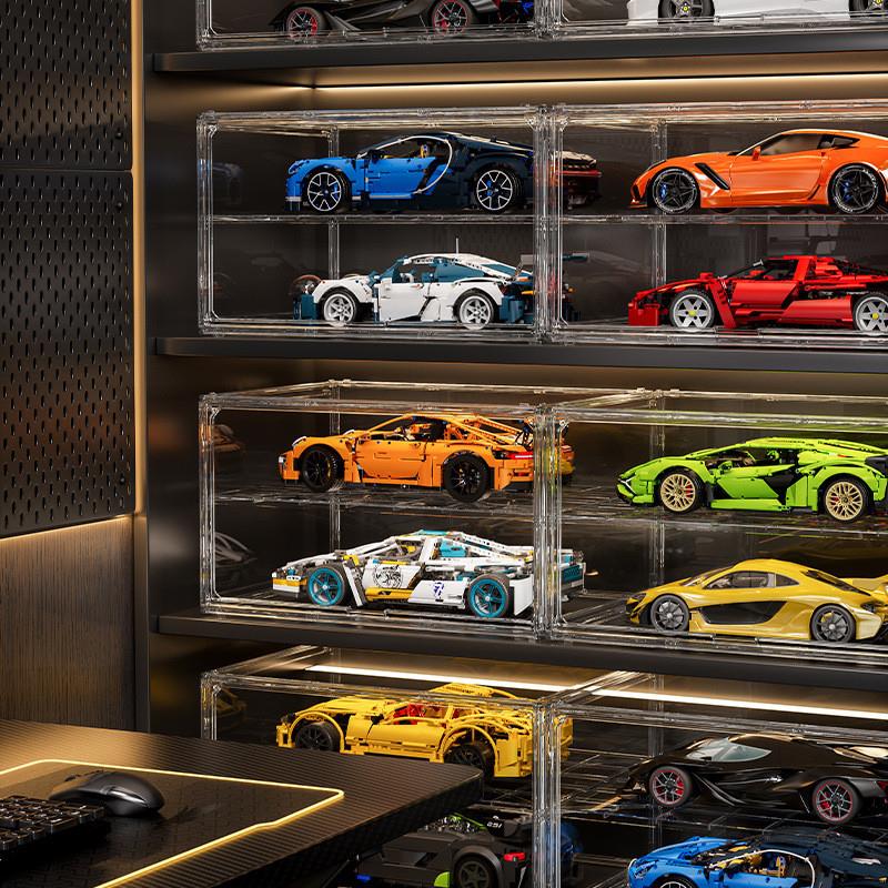 The big one shows a model of a Koni Segjesko model car with