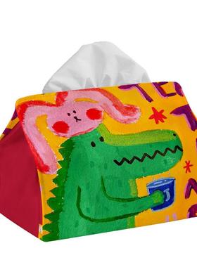 Artic of hand-painted painting, advanced paper-shaw box livi