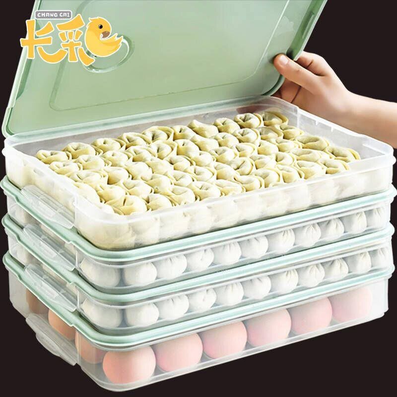 dumplings box of quick frozen household refrigerator receive