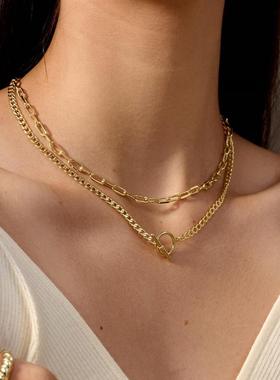 The OT interlocking pin chain double-layered the chain geome