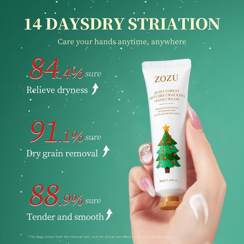 A Christmas hand cream suit for Hand cream, fresh wet compan