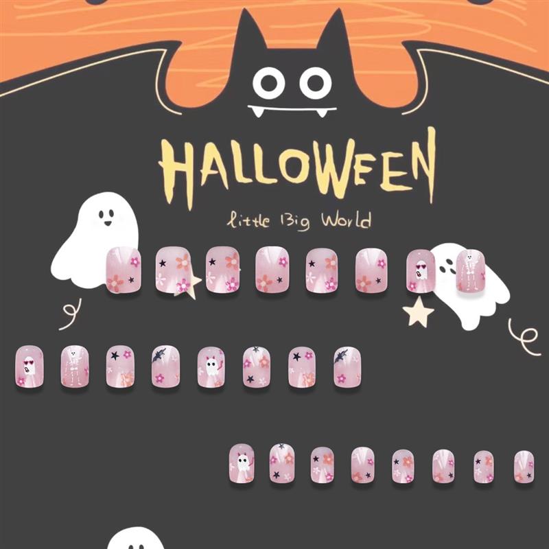 2024 Jell-O, cute ghost skulls designed short-cut Halloween