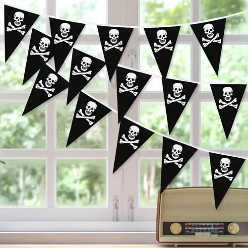 The skull flag, the Halloween flag, the Halloween flag, the