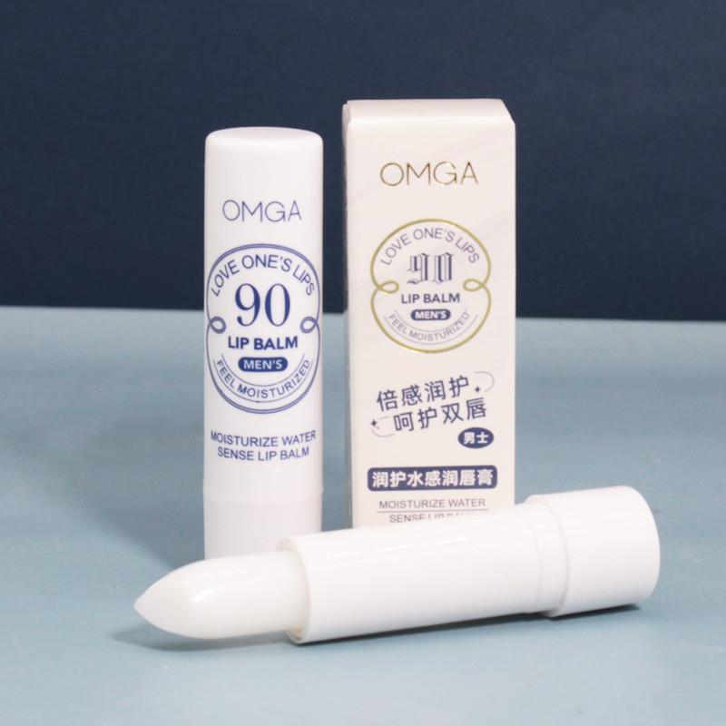 The OMGA is soaking the lipstick and the lips are soothing t