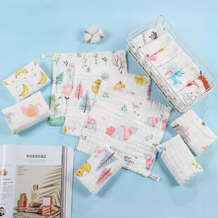 Cotton A six-storey tiara baby water towels, little towels,
