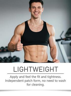 Body care stickers. Moderate nourishment highlights the comf