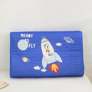 Summer cold-sensory elastic pillowcases for single-baby chil