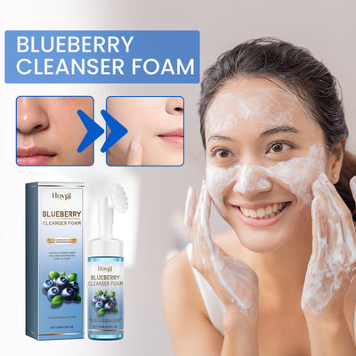 Hoygi Blueberry Foam Cleansing Cleanser Cleansing Face With