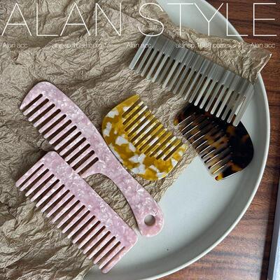 Koreas acetic gas combs, colored hair combs, simple infuses