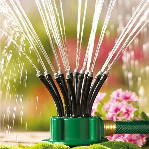Garden spiller, 360 degrees automatic multi-peer gardener ir