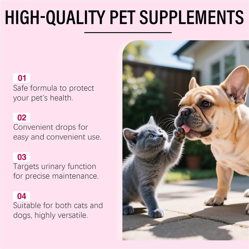 Cat and dog care drops, mild and easy to absorb recipes for