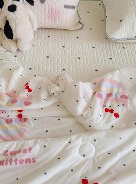 The Korean girls cold-sweet Xiaxia is so softly air-conditi