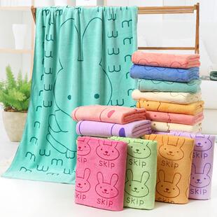 Super filamental towels sucking on a toon rabbit head with s