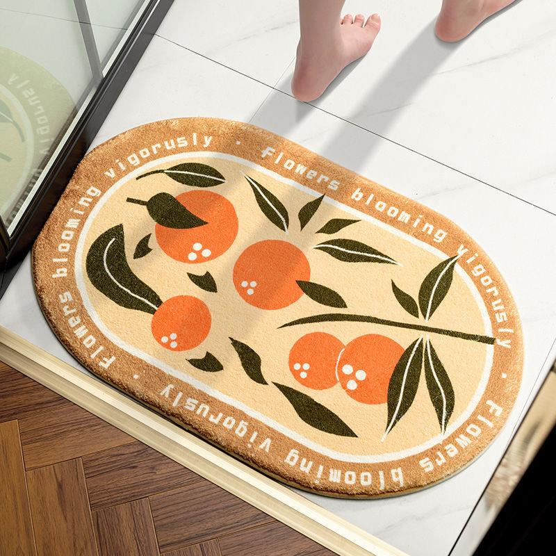 Bathroom water-absorbent bathrooms, slide-in doors, door-to-