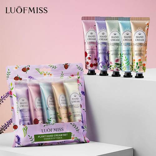 Lafam plant moisturizing hand cream packs lightly coated w