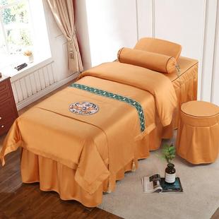Four sets of cotton-skinned bed covers, four pairs of cotton