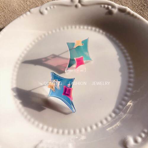 S925 silver inventive ear-and-ear displaying Akeley Star-ear