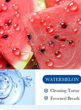 Watermelon saliva cleans the mouth and cleans the mouths of
