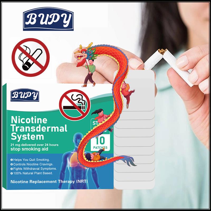 Smoking cessation stickers in place of nicotine law-mitigati