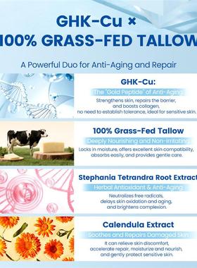 GHK-Cu Blue Bronze Cow face cream customised for water rehyd