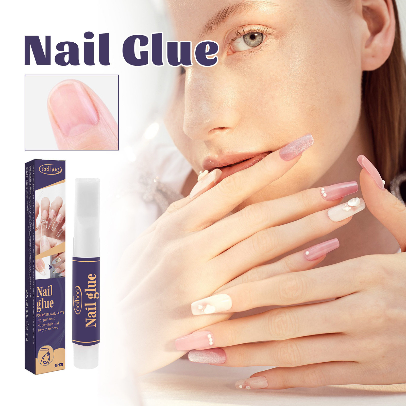 nail piece glue nail nail nail patch glue extension glue