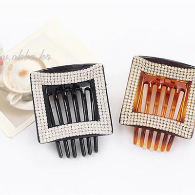 Han hairdresser, water-drive squared Korean hair clip, simpl