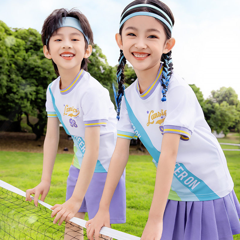 儿童夏季演出服小学生运动会班服校服/园服
