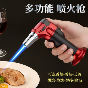 家用手持焊枪防风打火机充气点艾灸蚊香焊接高温喷火枪点火器批发