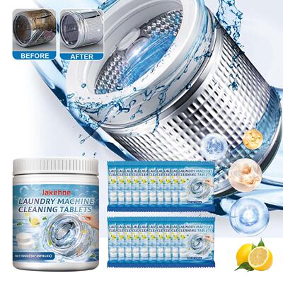 Jakehoe Washing Machine Effervescent Tablets - Fast-acting c