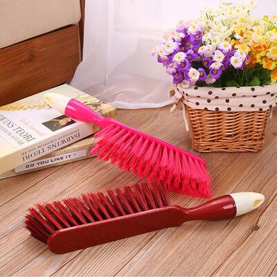 Long-handled sofa and carpet dust removal soft bristle brush