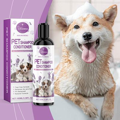 Yegbong Pet Lavender Shampoo - Gently cleanses pets' fur, le
