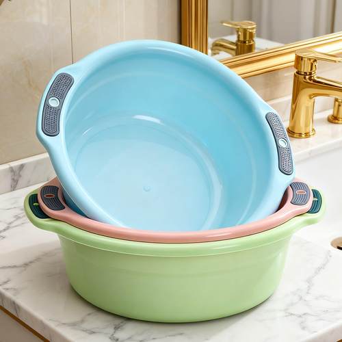 Large basin for household face washing, clothes washing, thi