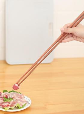 Extended chopsticks for hot pot, designed to prevent burns w
