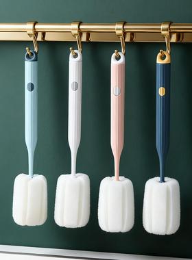 Long-handled household cup brush, sponge brush for cleaning,