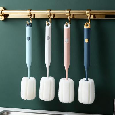 Long-handled household cup brush, sponge brush for cleaning,