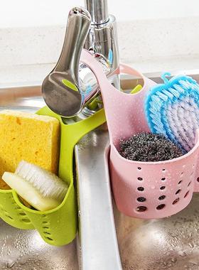 Kitchen Storage Rack Sink Draining Hanging Bag, Adjustable S