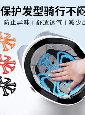 Electric scooter/bike helmet with inner padding designed to