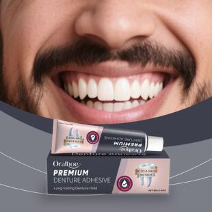 Oralhoe Denture Adhesive for Daily UseEnhances Oral Aestheti