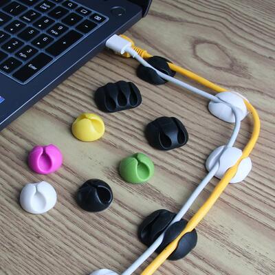 Circular Cable Organizer for Data Cables, Desk Organization,