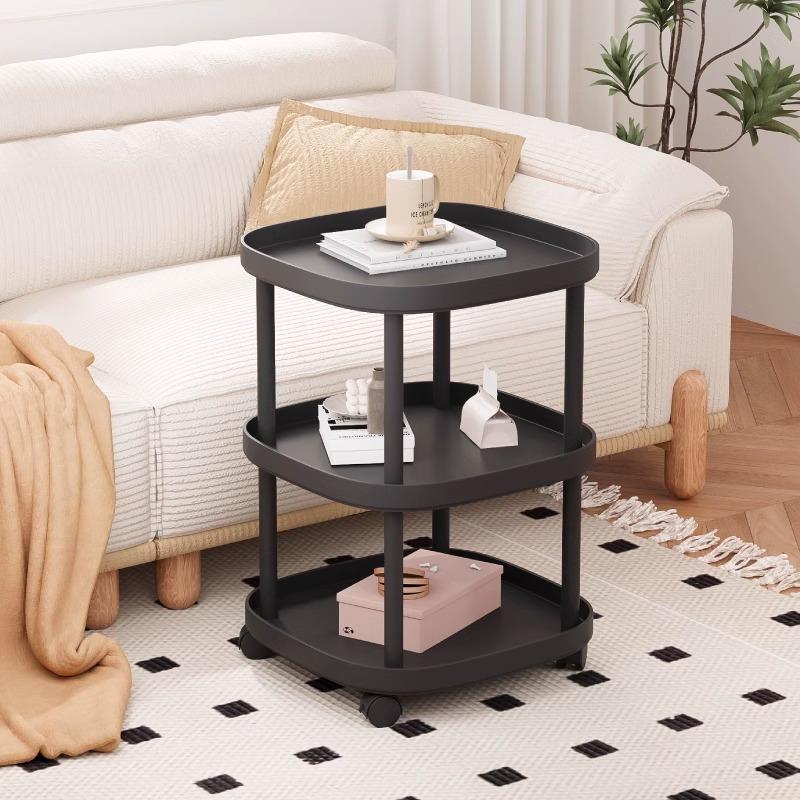 A mobile side table for home use, suitable as a tea table in
