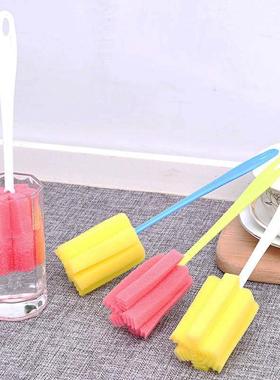 Candy-colored stain-removing cleaning sponge brush, petal-sh