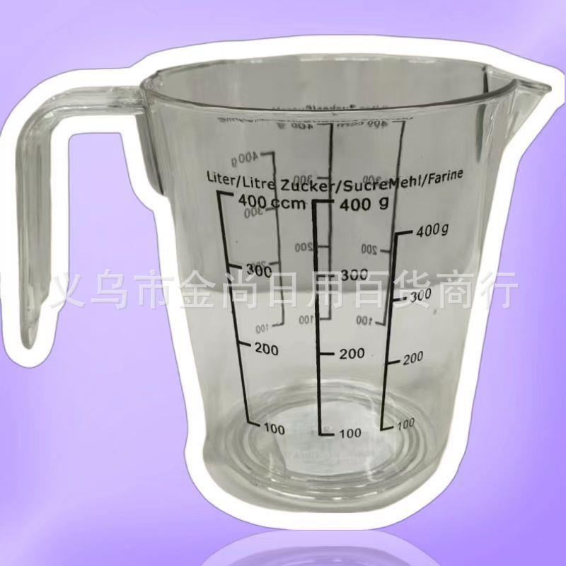 Home Measuring Cup - Transparent with Scale, Large Capacity,