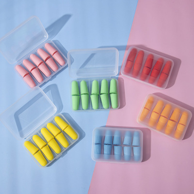 Noise-Reducing Earplugs, PU Foam for Work, Sleep, Student
