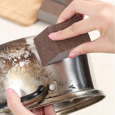 Diamond Sand Sponge for Stain and Grime Removal, Double-Side