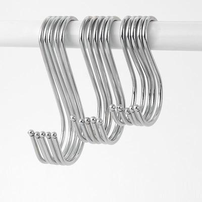 S-shaped hooks for hanging clothes, bags, metal hooks, super