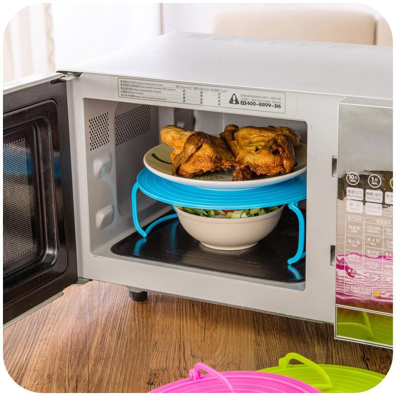 Microwave Multi-functional Steaming Rack, Double-layer Insul